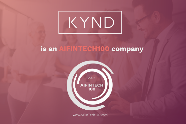 KYND AIFINTECH100 Recognition 2025