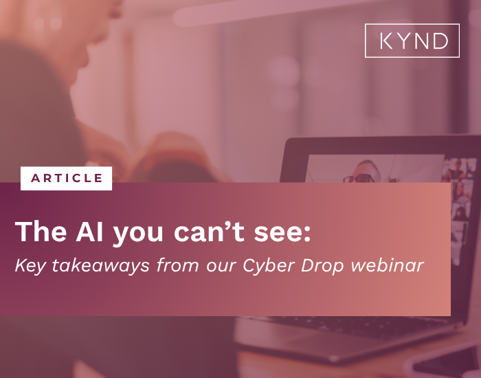 Key takeaways from Cyber Drop webinar